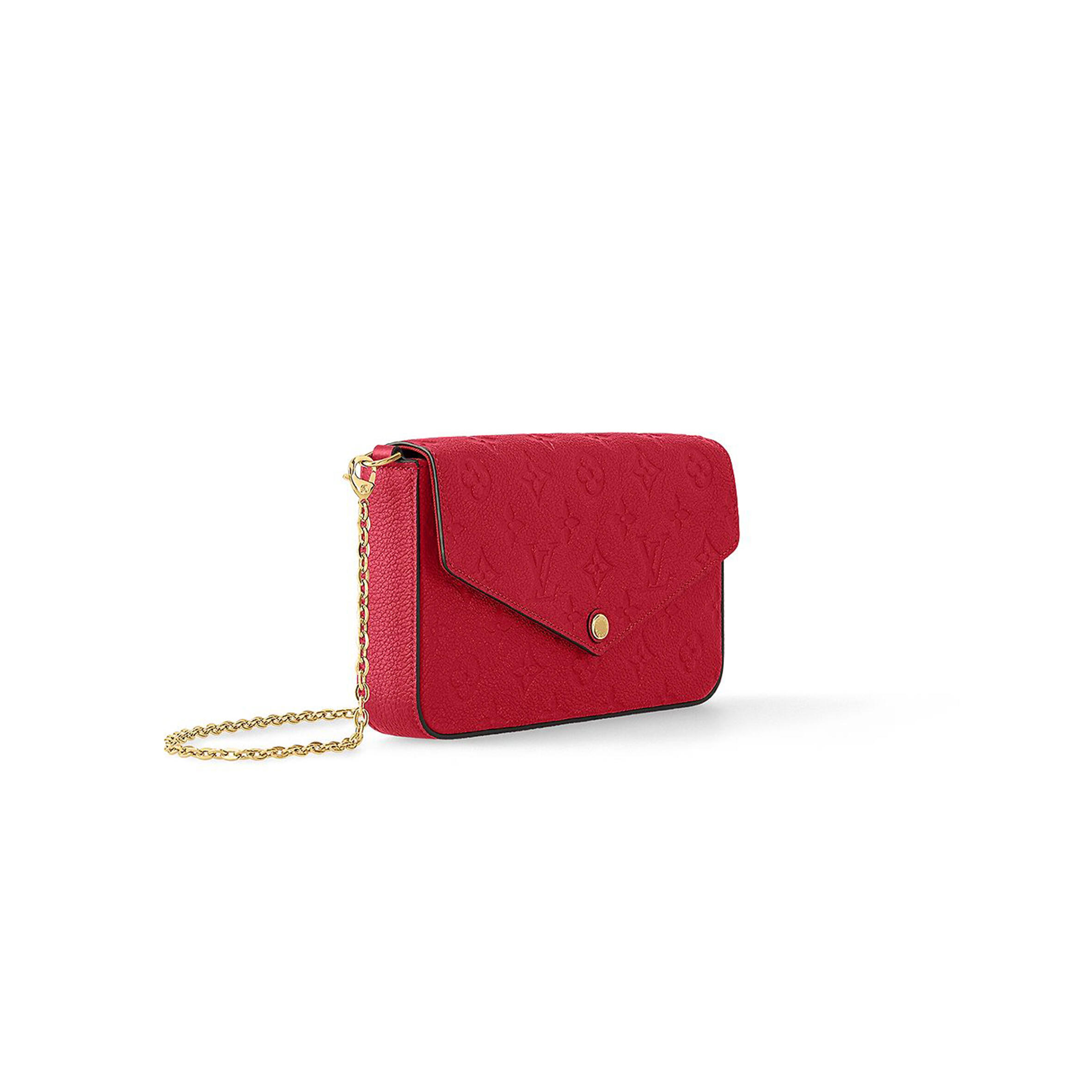 LOUIS VUITTON FÉLICIE POCHETTE M63700 (21*12*3cm)